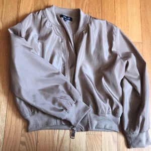 Cropped Bomber Jacket